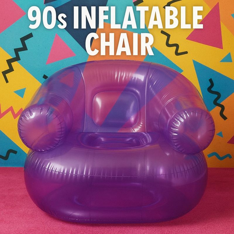 Illustration of 90s Inflatable Chair