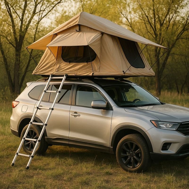 Illustration of Car Roof Tent