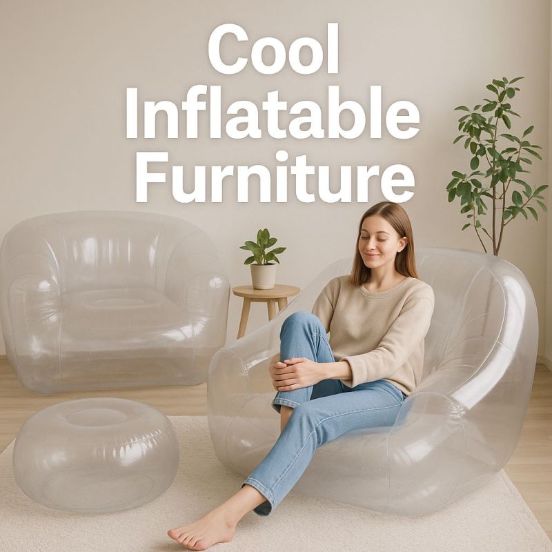 Illustration of Cool Inflatable Furniture