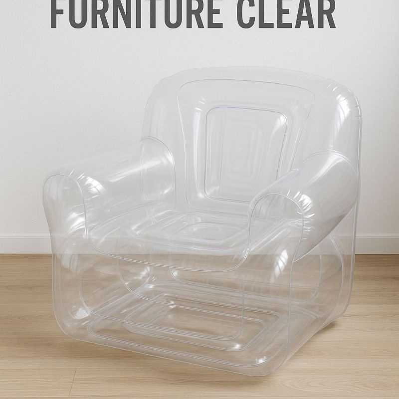 Illustration of Inflatable Furniture Clear