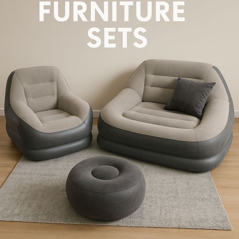 Illustration of Inflatable Furniture Sets