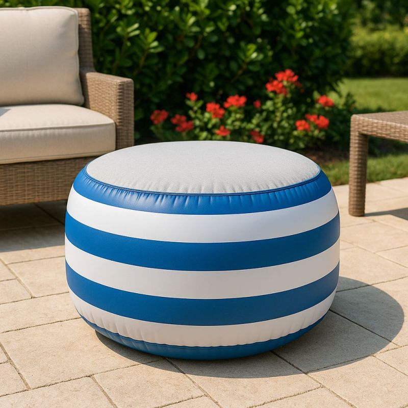 Illustration of Inflatable Ottoman Outdoor
