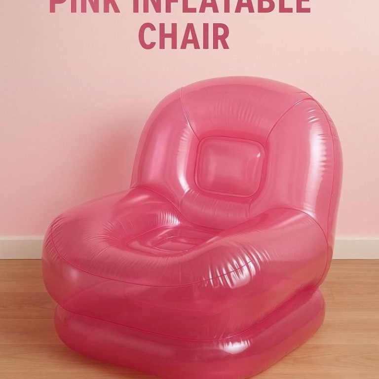 Illustration of Pink Inflatable Chair