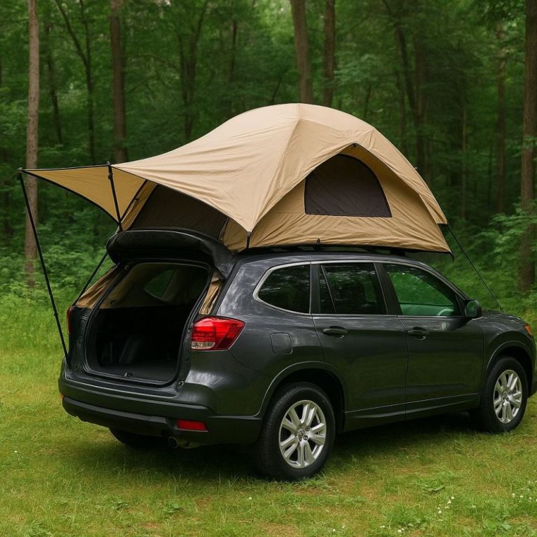 Illustration of SUV Car Tent