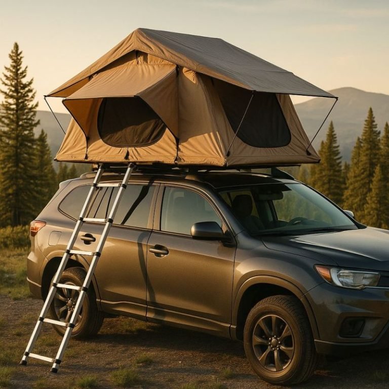 Illustration of Top of Car Tent